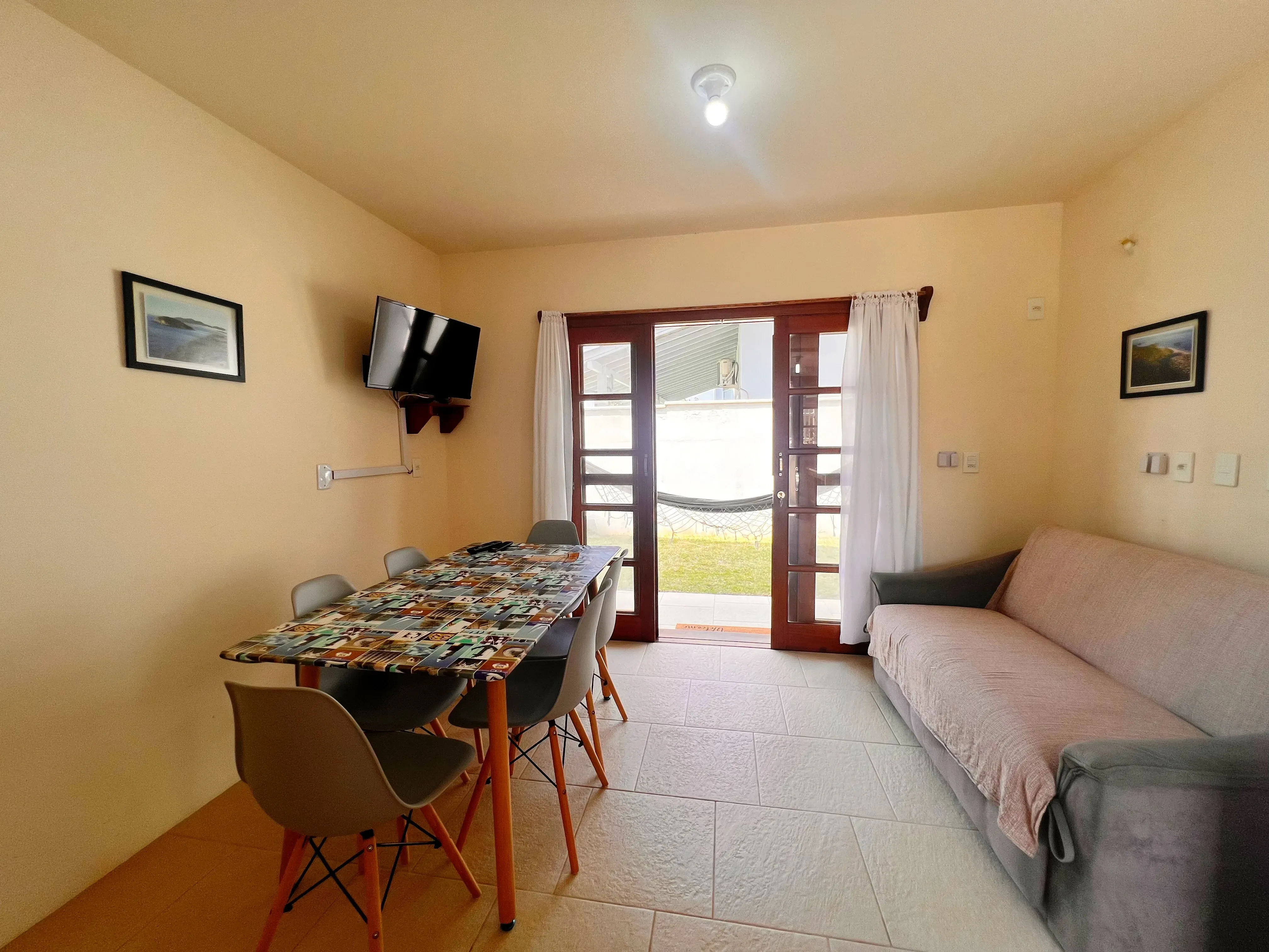 Sala de estar do triplex